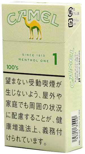 キャメル・メンソール・ワン・100's・ボックス のパッケージ