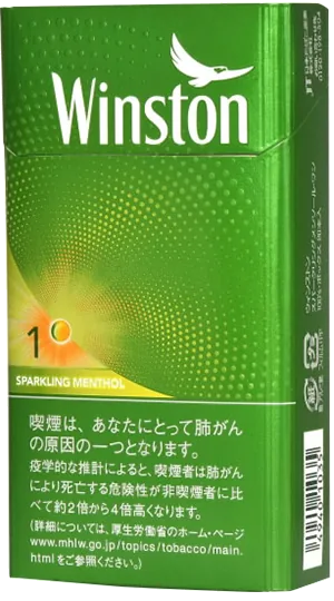 ウィンストン・スパークリングメンソール・ワン・100's・ボックス のパッケージ