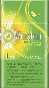 ウィンストン・XS・スパークリングメンソール・ワン・100's・ボックス のパッケージ