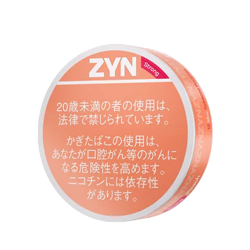 ZYN by IQOS ピーチ Strong のパッケージ